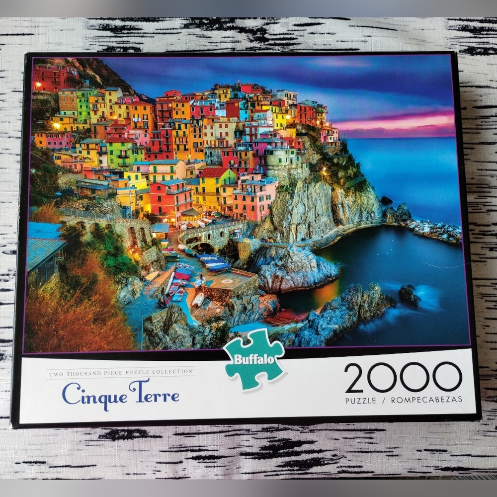 Puzzle Cinque Terre 2000 pc Buffalo brand, Italian Seaside